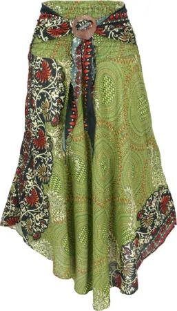 Guru-Shop Minirock Boho Sommerrock, Maxirock Hippie