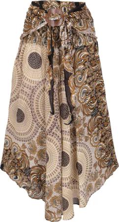 Guru-Shop Minirock Boho Sommerrock, Maxirock Hippie