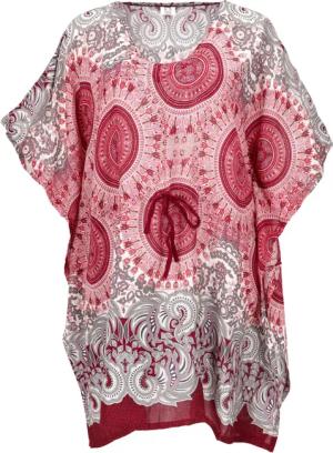 Guru-Shop Longbluse Poncho, Mandala Tunika, Boho
