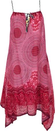 Guru-Shop Midikleid Boho Mandala Midikleid, Trägerkleid,..
