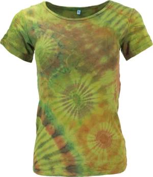 Guru-Shop T-Shirt Batik Hippie T-Shirt, Unikat