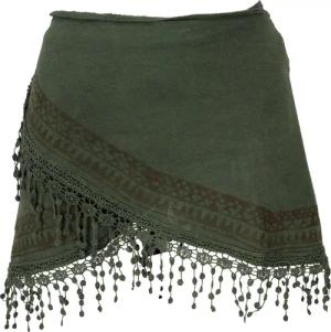 Guru-Shop Minirock Extravaganter Cacheur, superkurzer bedruckter..