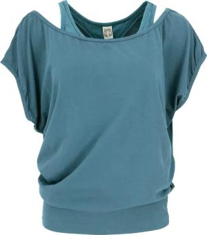 Guru-Shop T-Shirt Lagentop, Bio Baumwolle Yogashirt