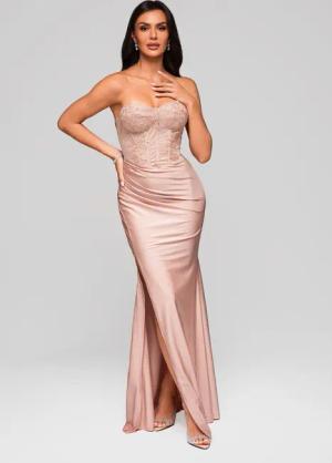 OMBRE Abendkleid Elegantes Corsagenkleid