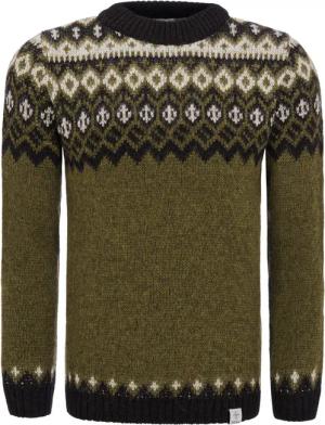 KIDKA Wollpullover Isländischer Strickpullover für Damen