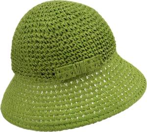 Seeberger Sonnenhut Papierstroh Glocke mit Schleife