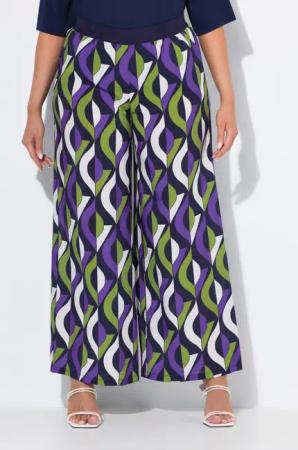Ulla Popken Schlupfhose Schlupfhose grafischer Druck