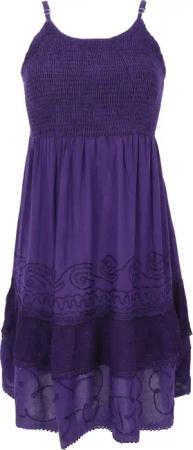 Guru-Shop Midikleid Besticktes indisches Boho Kleid,
