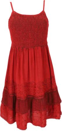 Guru-Shop Midikleid Besticktes indisches Boho Kleid,