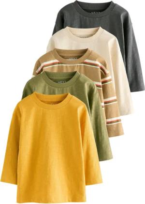 Next Langarmshirt Langarm-Shirts, 5er-Pack (5-tlg)