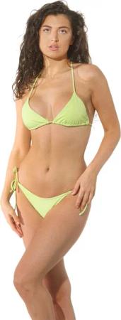 Yenita® Triangel-Bikini-Top, mit Rückseitiger Schnürung