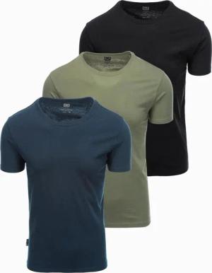 OMBRE T-Shirt BASIC T-Shirt 3erSet für