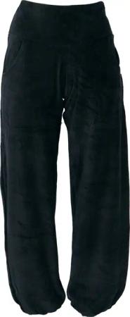Guru-Shop Relaxhose Boho Samt Pluderhose, Wohlfühlhose,