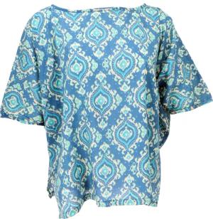 Guru-Shop Longbluse Weites Boho Blusentop mit