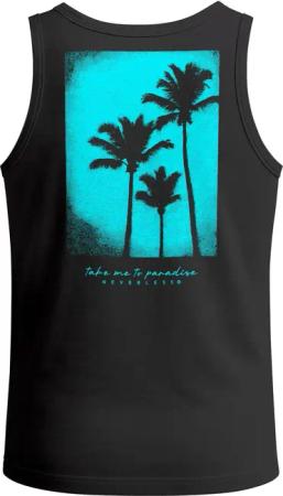 Neverless Tanktop Herren Tank-Top Backprint Palmen