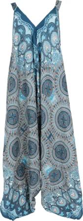 Guru-Shop Relaxhose Boho Jumpsuit, Mandala Sommer