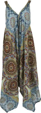 Guru-Shop Relaxhose Boho Jumpsuit, Mandala Sommer