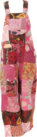 Guru-Shop Relaxhose Patchwork, upcyceling Latzhose, Unisex