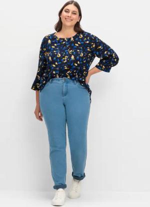 Sheego Klassische Bluse Tunika
