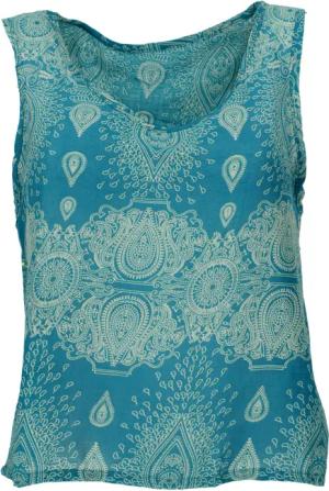 Guru-Shop T-Shirt Boho Sommertop mit offener