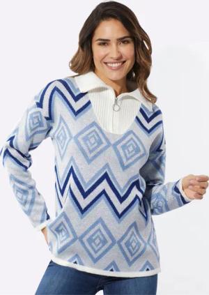 Sieh an! Strickpullover Troyer
