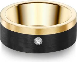 Trilani Fingerring gelbgold, mit Zirkonia im