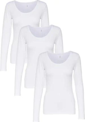ONLY Langarmshirt ONLY 3er Pack Damen