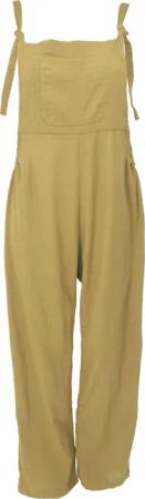 Guru-Shop Relaxhose Natürliche Boho Latzhose, Sommerlatzhose,..