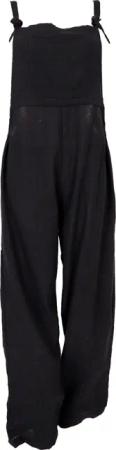 Guru-Shop Relaxhose Natürliche Boho Latzhose, Sommerlatzhose,..