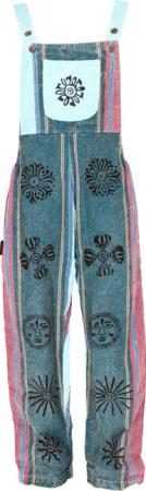 Guru-Shop Relaxhose Latzhose, Ethno Style Boho