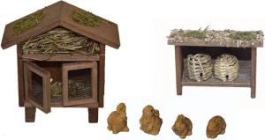 Alfred Kolbe Krippen-Zubehör Weihnachtsdeko (Set, 6tlg),