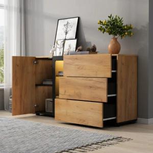 KLAM HOME Sideboard Modernes Anrichte Schrank
