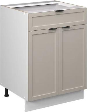 Vicco Unterschrank Fame-Line, GrauBeige/Weiß, 60 cm