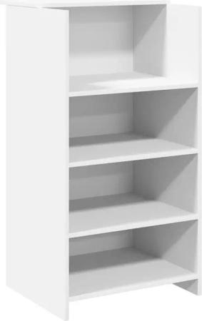 vidaXL Schreibtisch Empfangstheke Weiß 55x50x103,5 cm