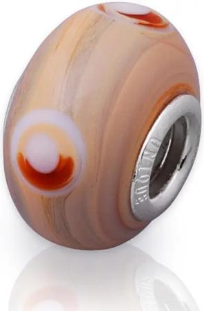 Unique Bead Unique Bead aus Glas mit 925 Silber Fassung BG0227