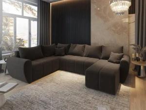 Masseno Ecksofa MADISON mit Schlaffunktion U-Form,