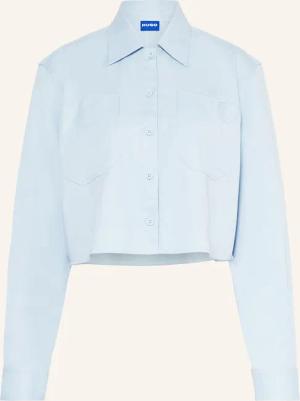 HUGO BLUE Cropped-Hemdbluse EDIA