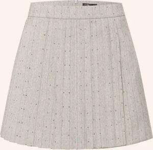 maje Skort mit Schmucksteinen