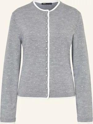 maje Strickjacke mit Schmucksteinen
