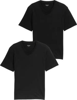 TOM TAILOR T-Shirt, (Packung, 2 tlg.), mit V-Ausschnitt, Doppelpack
