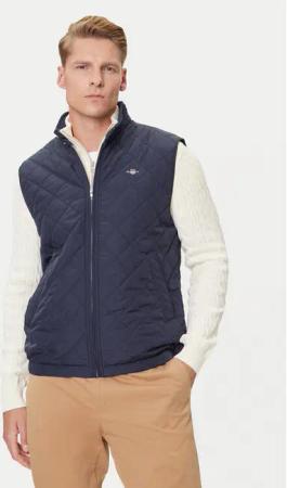Gant Weste 7006341 Dunkelblau Regular Fit