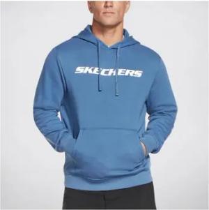 Skechers Pullover Sport Apparel Heritage Pullover Hoodie MHD12 426 BLU