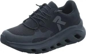 Rieker Halbschuhe Schnuerschuhe Foilmatt/ Mesh/ Nabukino W3500-01