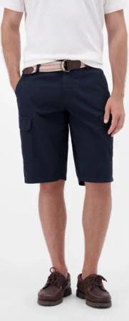 Cargo-Bermuda mit Gürtel - Classic Navy