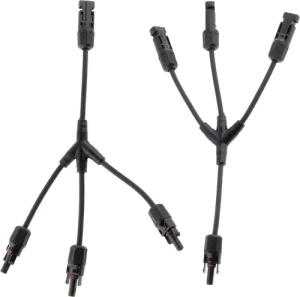 Rhein Beleuchtung Solarmodul Solarstecker Verteiler Set