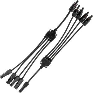 Rhein Beleuchtung Solarmodul Solarstecker Verteiler Set