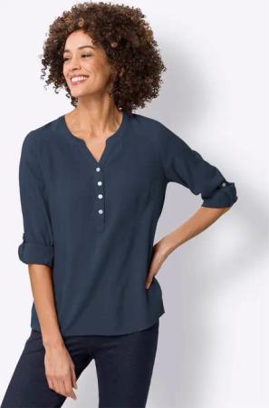 Sieh an! Klassische Bluse Schlupfbluse