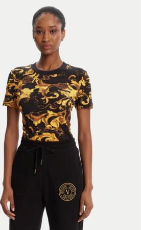 Versace Jeans Couture T-Shirt 79HAH608 JS504 Schwarz Slim Fit