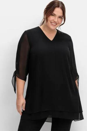 Sheego Chiffonbluse