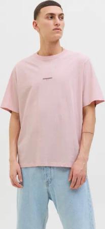 Jack & Jones Print-Shirt "JORTAVIRA POSTER TEE SS CREW NECK", mit Backprint